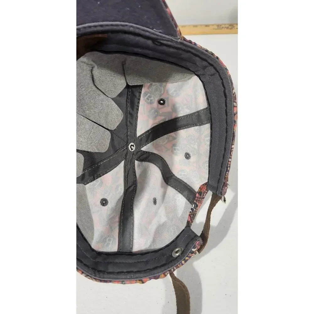 True Religion Hat Cap Allover Print Adjustable Strapback